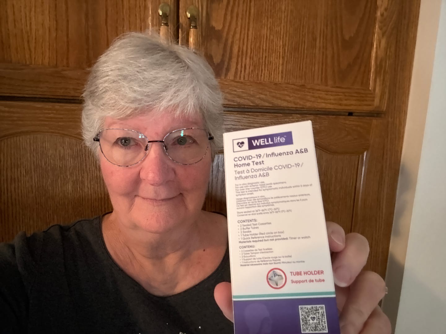 Customer photo review of WELLlife™ 3-in-1 COVID / Flu A&B Test Kit