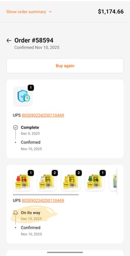 Customer photo review of Shipping Protection