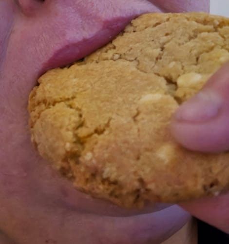 Customer photo review of White Choco Chip