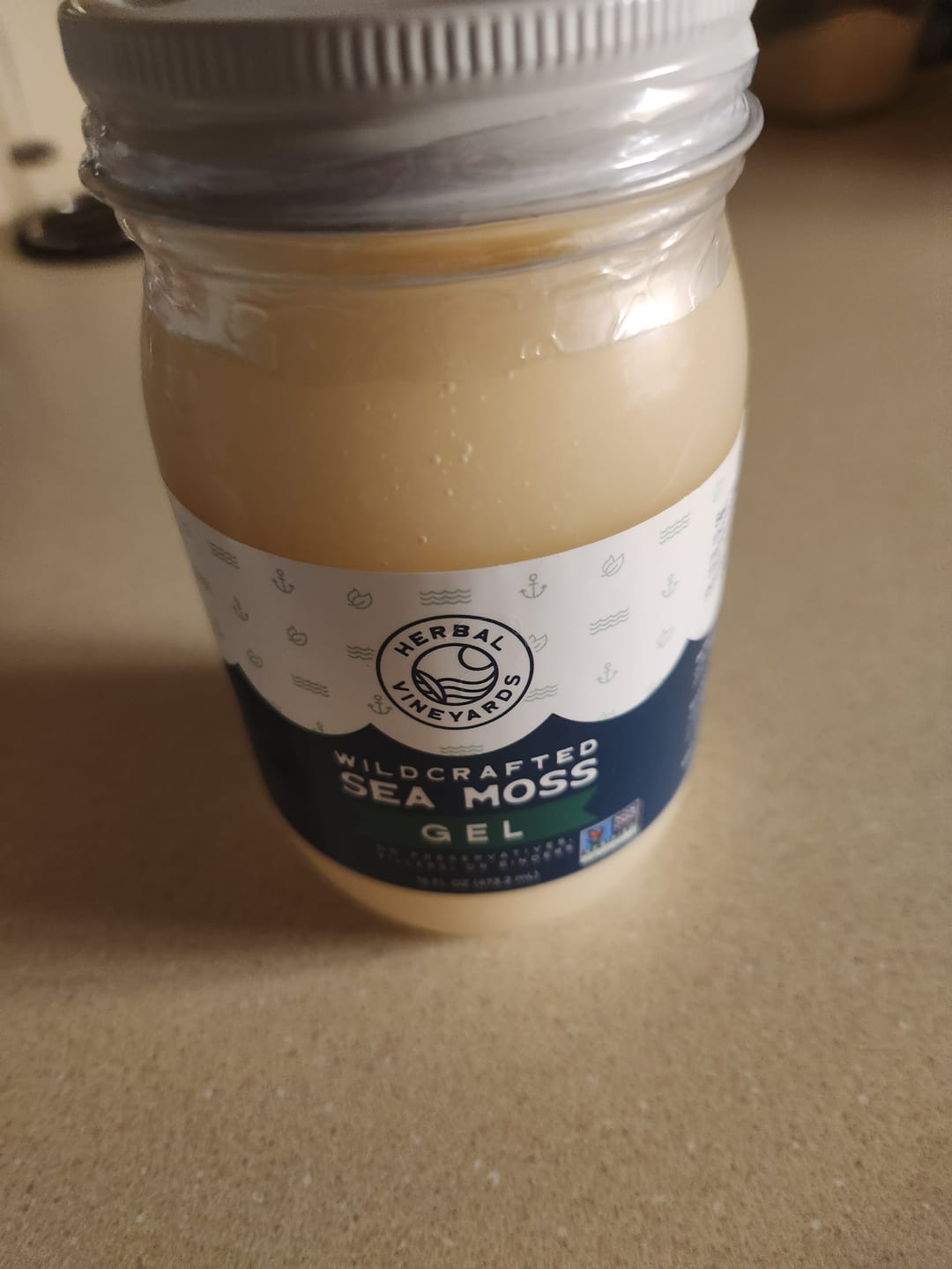 Customer photo review of EXCLUSIVE GOLD SEA MOSS GEL