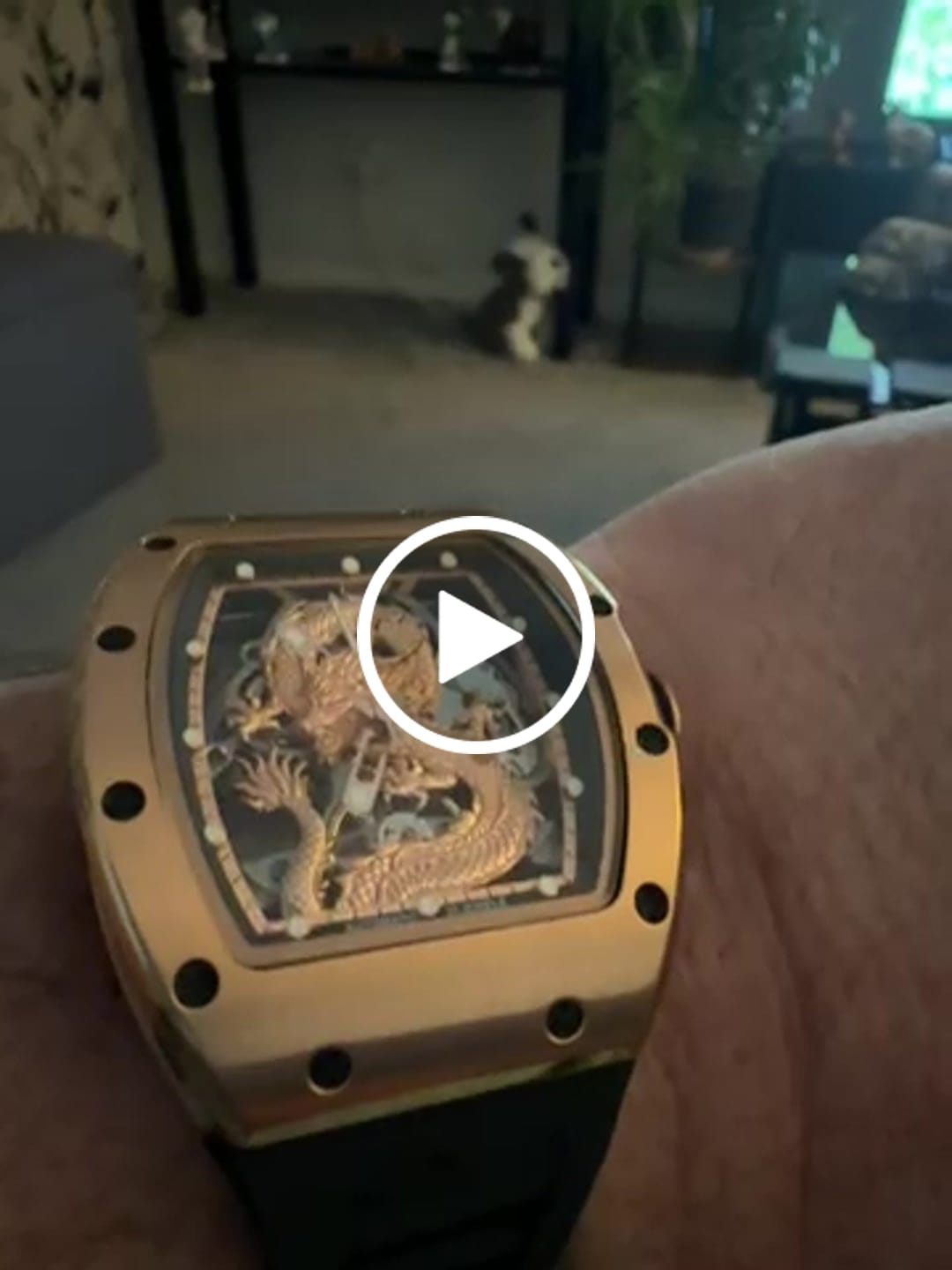 Customer video review of New Luxury Design - Dragon Series  Mechanical Watch ZW07