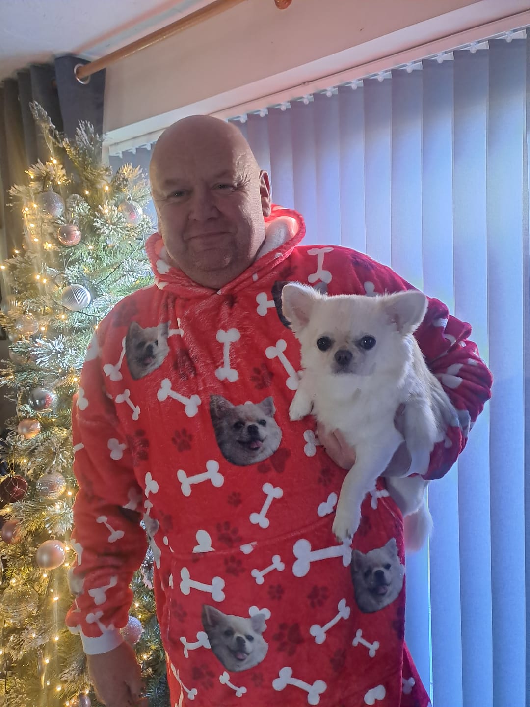 Customer photo review of Custom Dog Hoodie