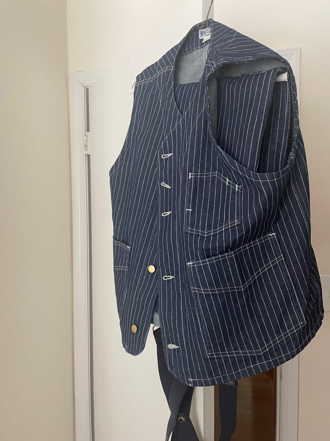 Customer photo review of 1930s Wabash Railway Work Vest