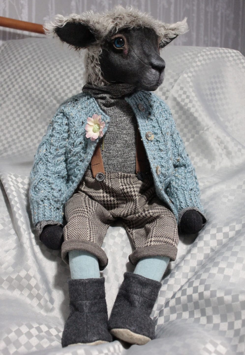 Customer photo review of "Darling"  Sheep  PDF Pattern  Approx 32cm Seated