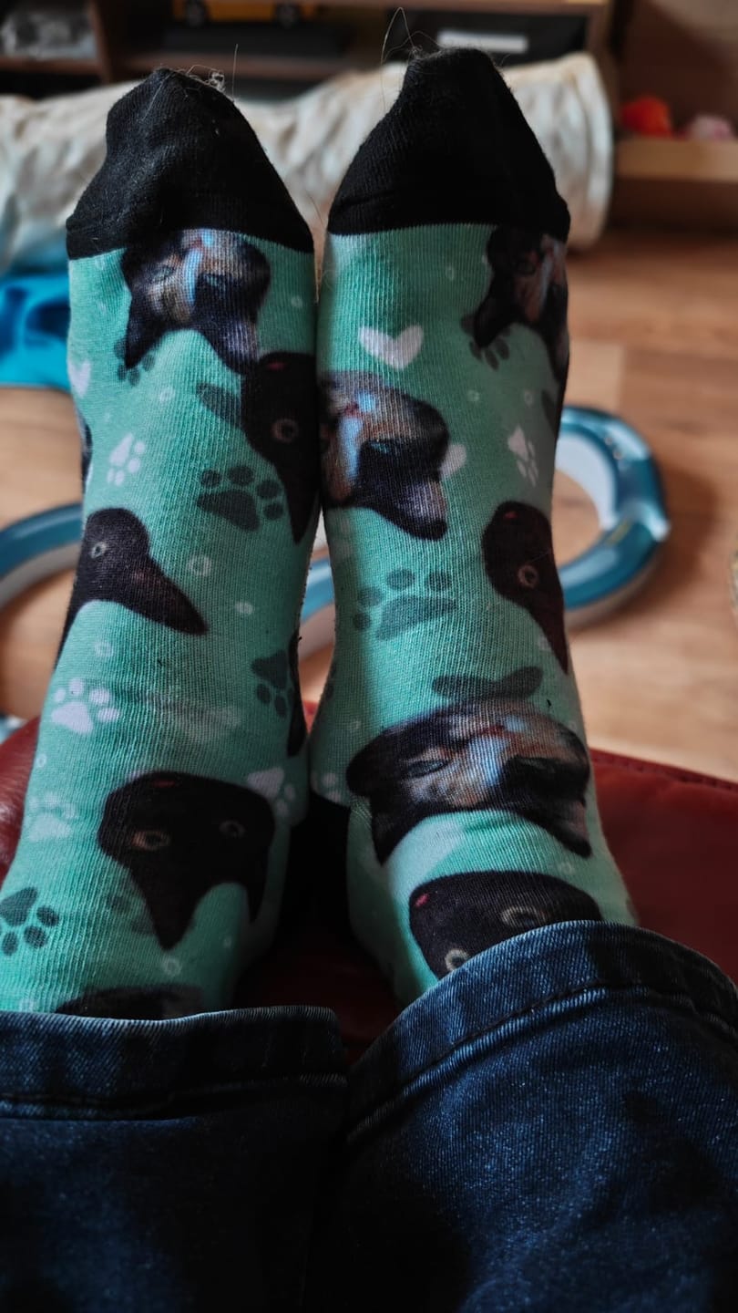 Customer photo review of Dein Foto - Individuelle Socken
