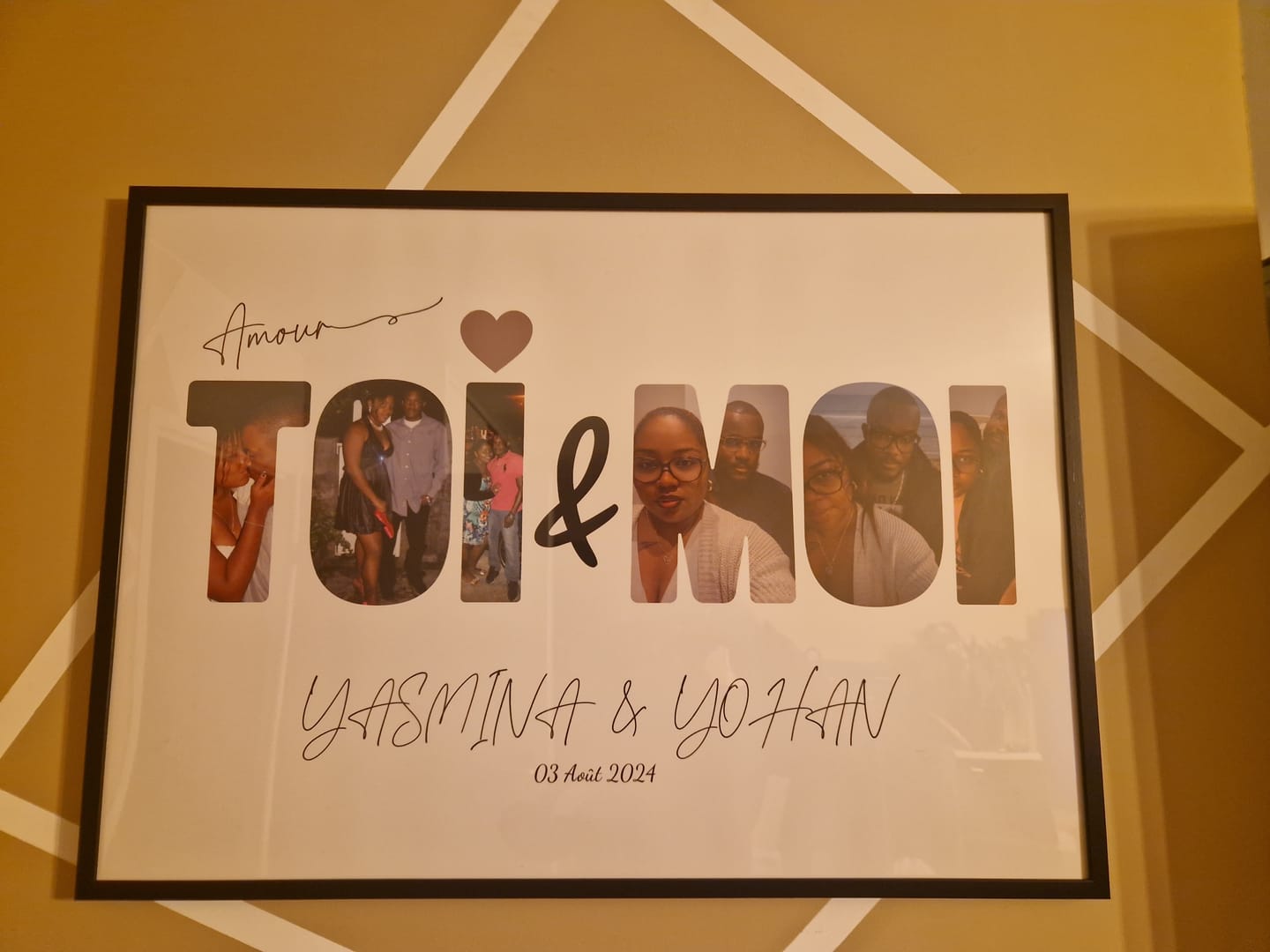 Customer photo review of Toi & Moi -  Affiche Personnalisée