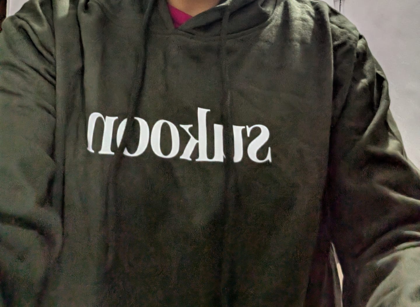 Customer photo review of Sukoon: Minimal Peace Hoodie