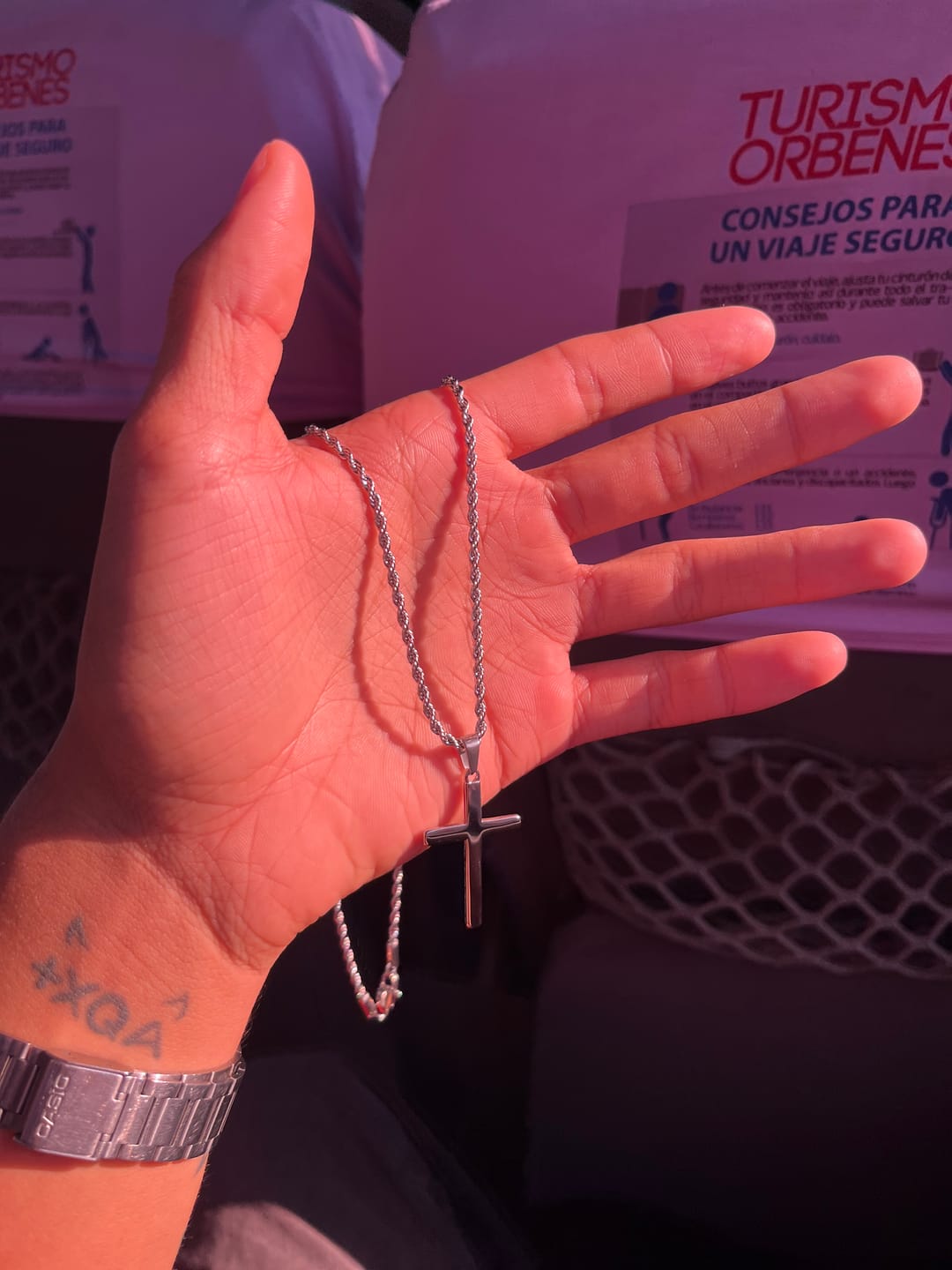 Customer photo review of Crucifix Pendant