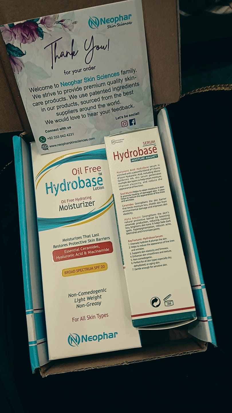 Customer photo review of Hydrobase Oil Free Lotion