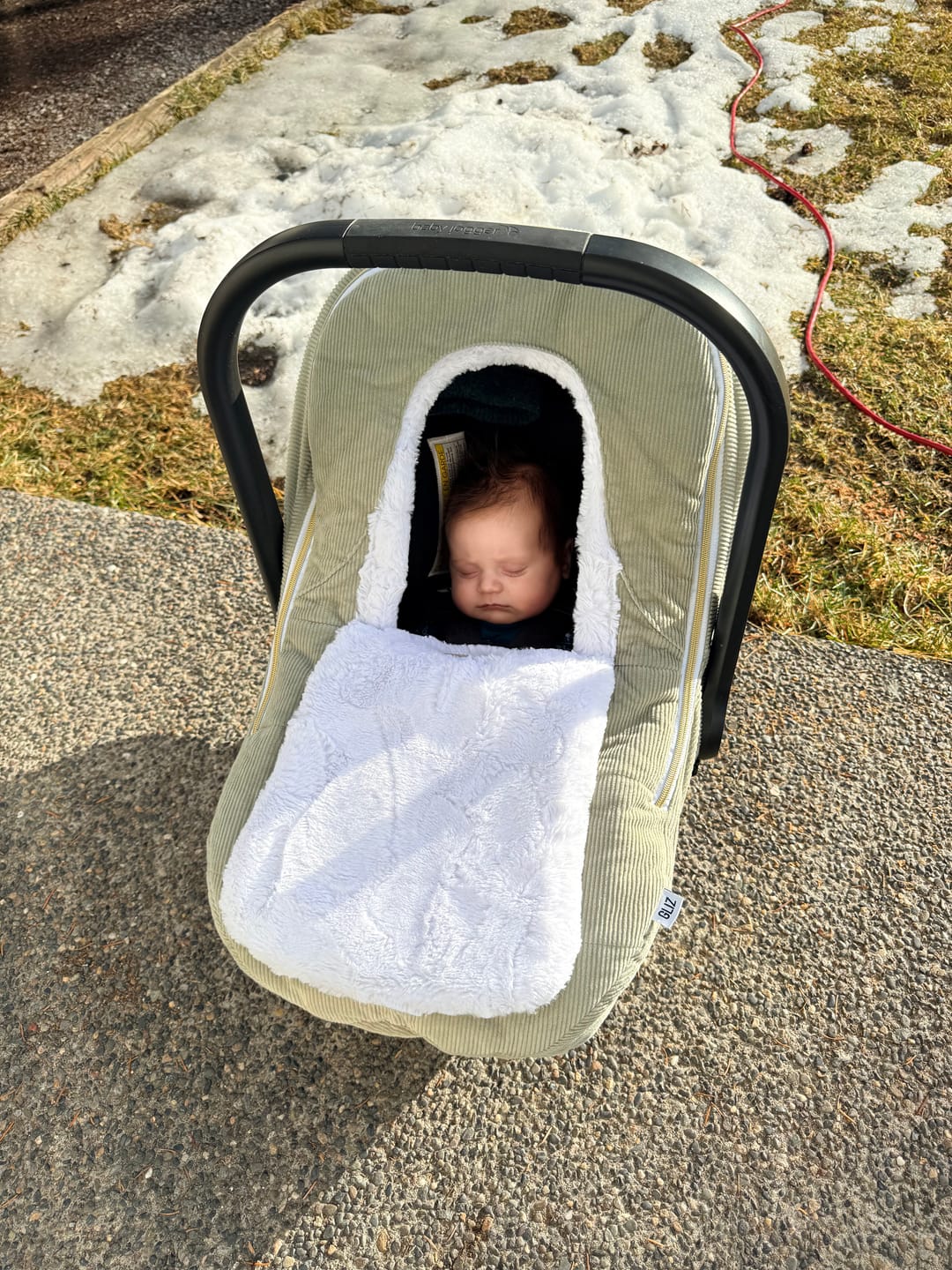Customer photo review of Winter Corduroy GlizCover™ - Sage