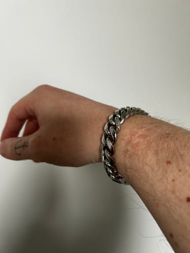 Customer photo review of Cuban Set Silver | 12mm