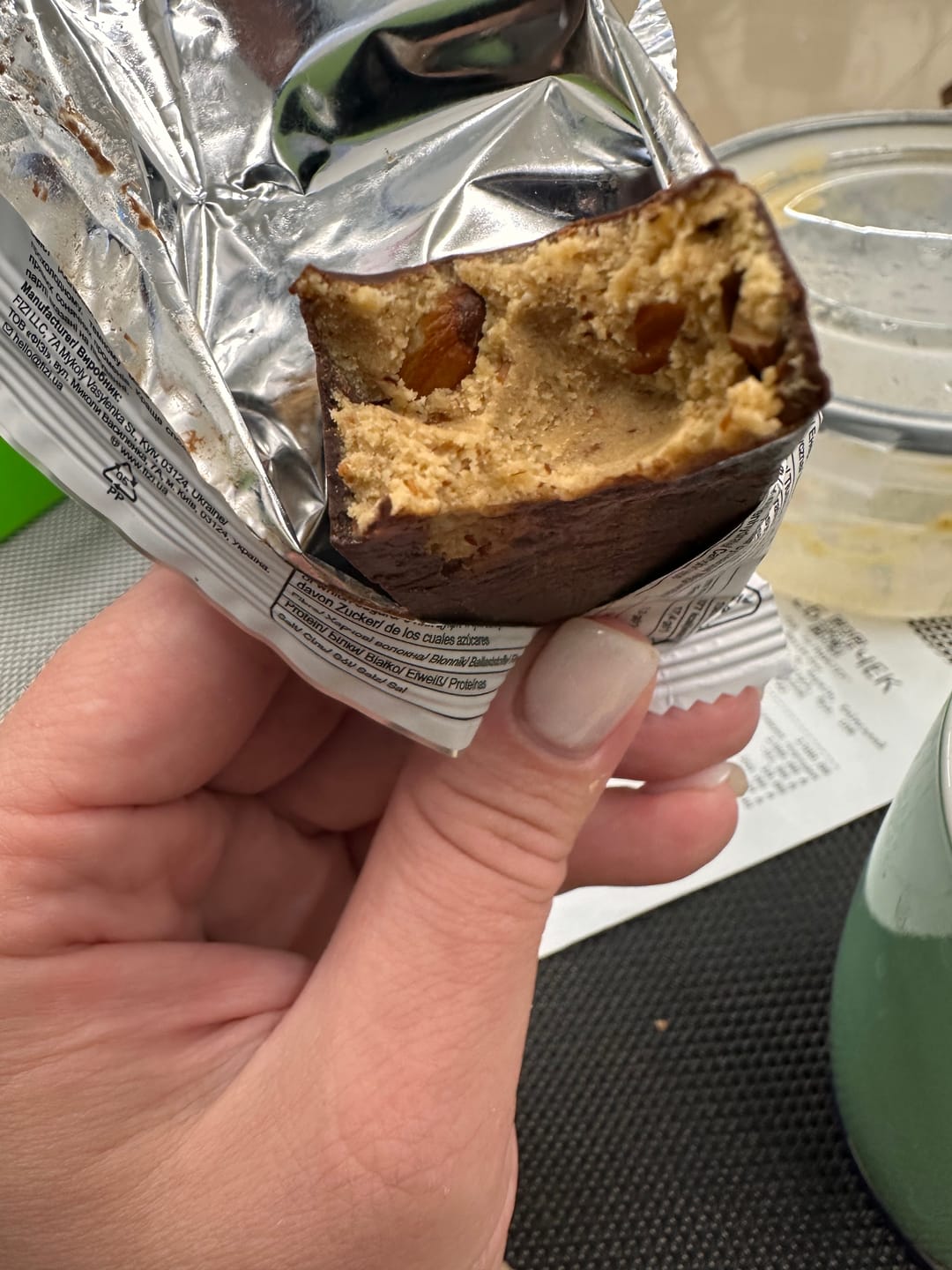 Customer photo review of Choco + Almond x10 шт.