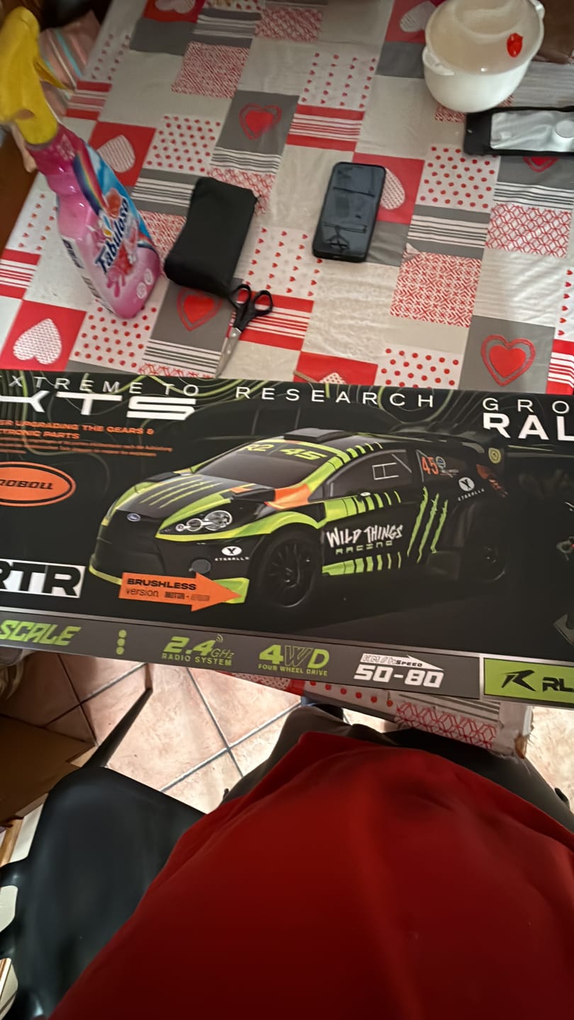 Customer photo review of Rlaarlo 1/10 Scale RTR 4WD Carbon Fiber Brushless RC Rally Car | XTS-F10