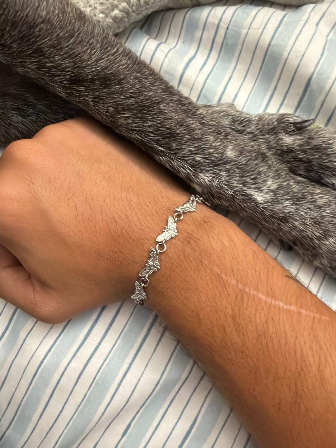 Customer photo review of MOTH BRACELET