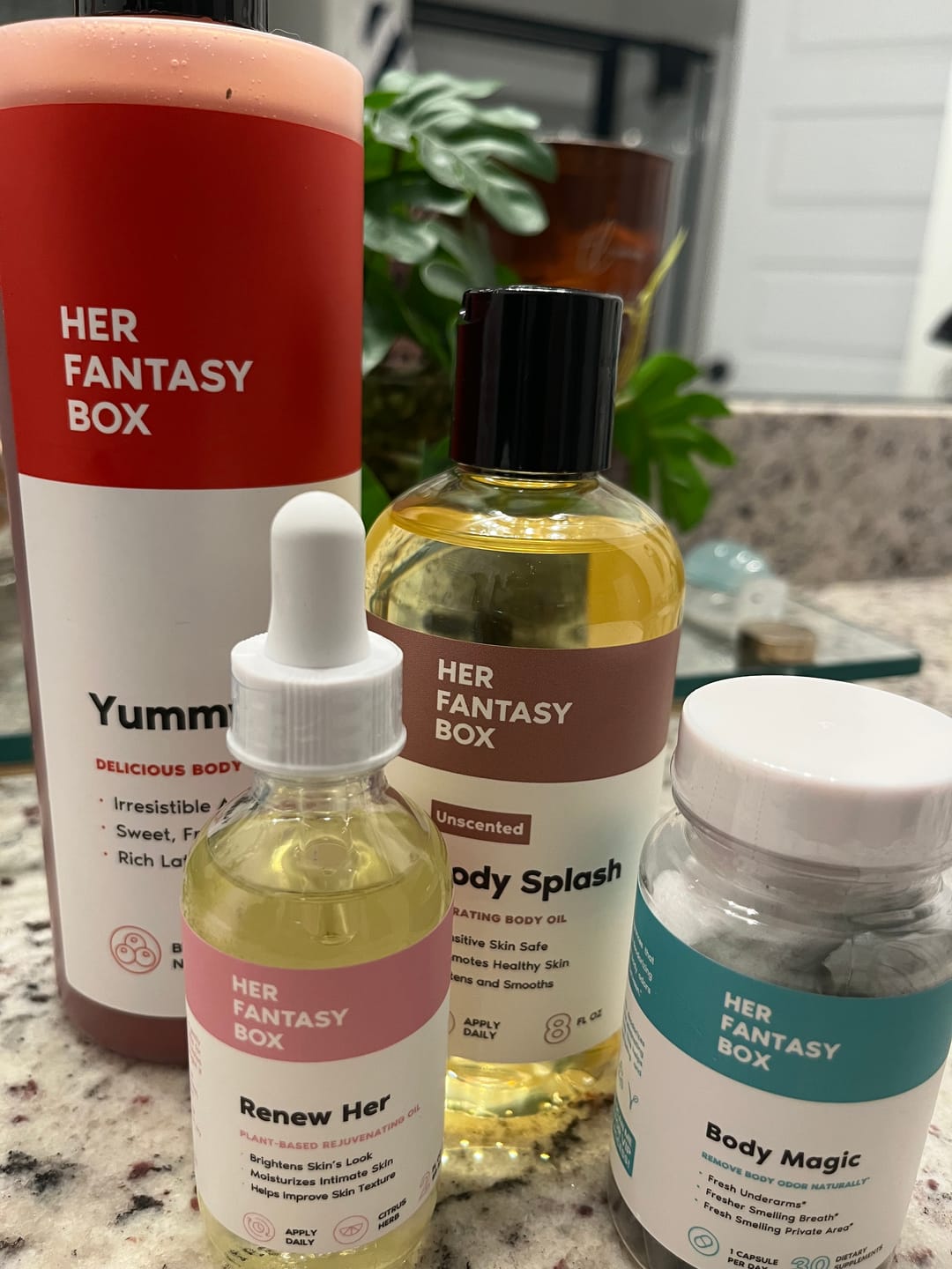 Customer photo review of Body Splash - Skin Smoothing Body Oil (Unscented)