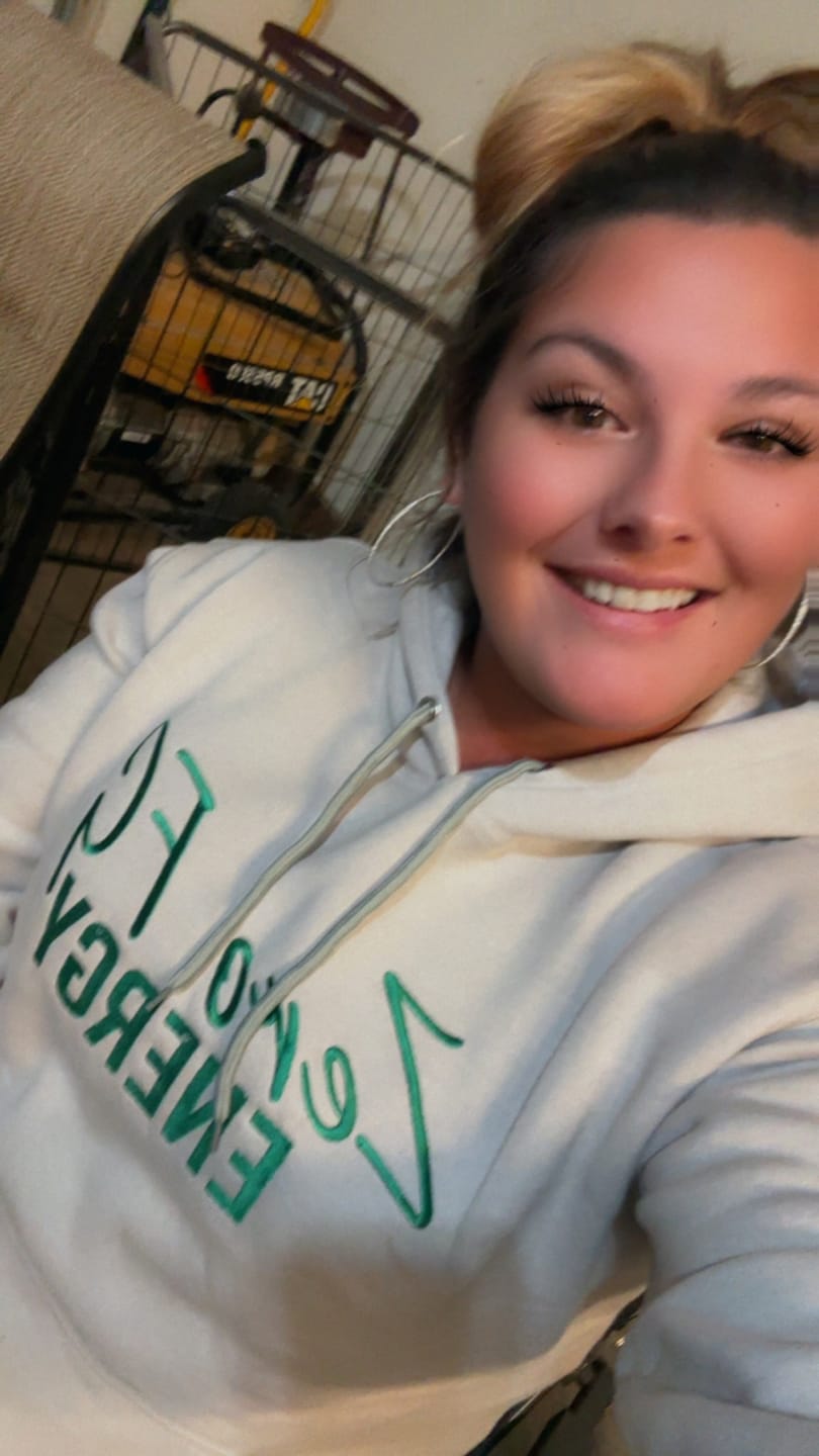 Customer photo review of Zero FG Energy Grey Cotton Hoodie