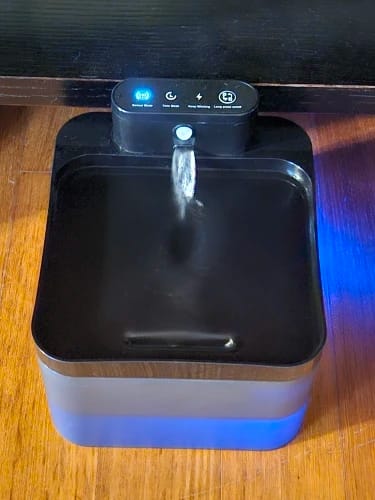 Customer photo review of ROJECO Water Fountain Replaceable Filter For 2.2L Wireless Cat Water Fountain