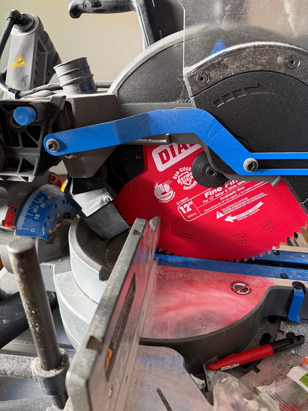 Customer photo review of Delta Cruzer Miter Saw Dust Collection