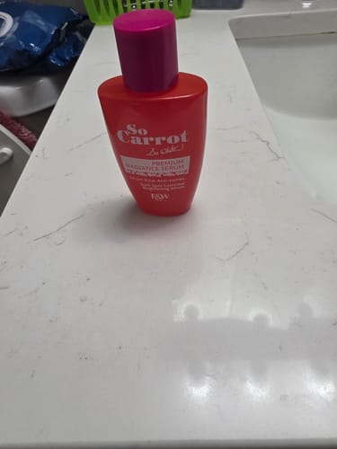 Customer photo review of Fair and White So Carrot Brightening Serum 30ml / 1 fl. oz