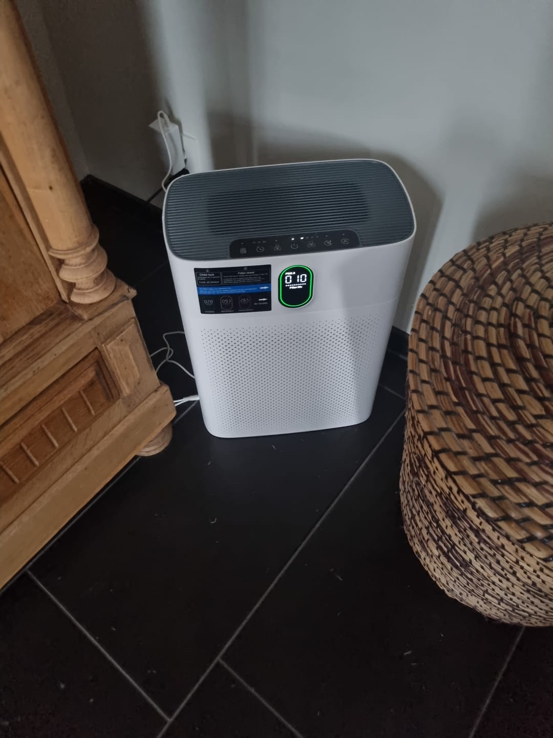 Customer photo review of Smart Luchtreiniger V1 Pro – Krachtige HEPA-filtratie met PM2.5-sensor, app- en spraakbediening voor schone binnenlucht