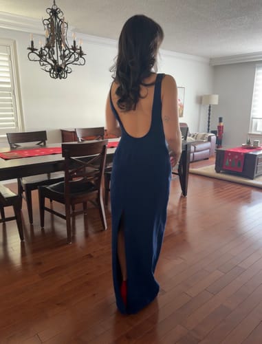 Customer photo review of Portia Dress by Amanda Uprichard - RENTAL