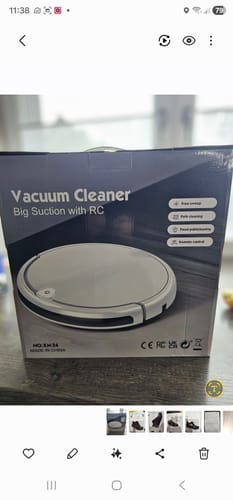 Customer photo review of HOME BUDDY –  3 in 1 Saugroboter mit Wischfunktion