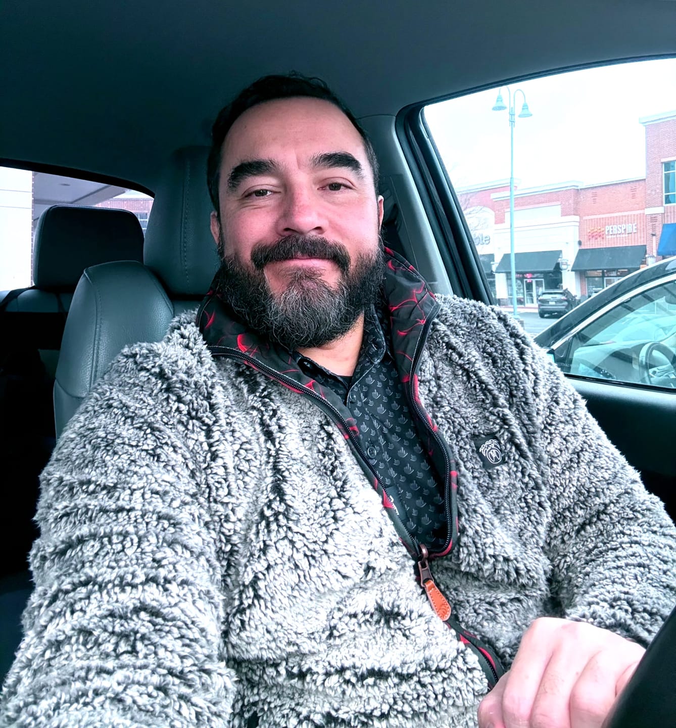 Customer photo review of Reversible Sherpa Full Zip