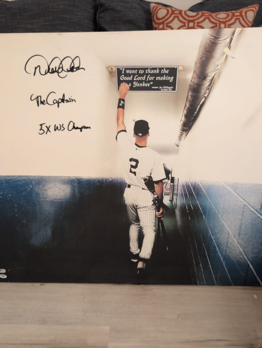 Customer photo review of Derek Jeter Autograph Signing