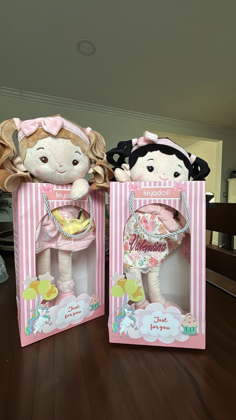 Customer photo review of Personalized Milly Girl & Her Pet