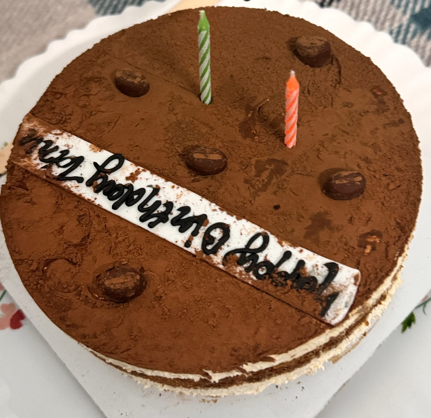Customer photo review of Italian Tiramisu Cake