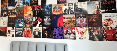 Customer photo review of PLAYLIST - ALBUM COVER PRINTS - CUSTOM WALL COLLAGE POSTERS