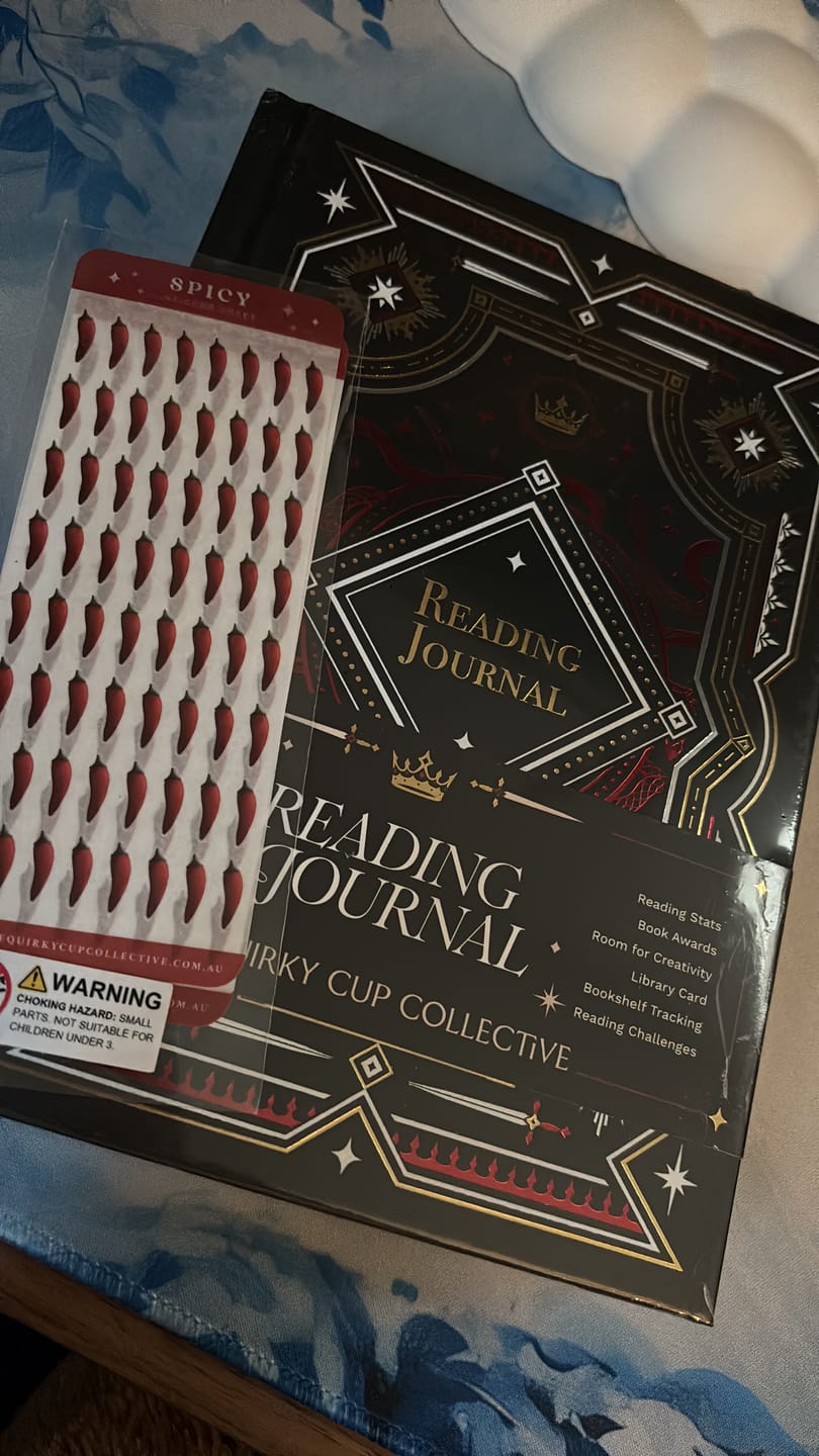 Customer photo review of Reading Journal - Serpents & Swords