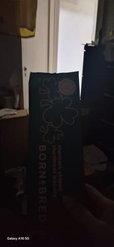 Customer photo review of Shamrock Shaped Shortbread Biscuits | Born & Bred