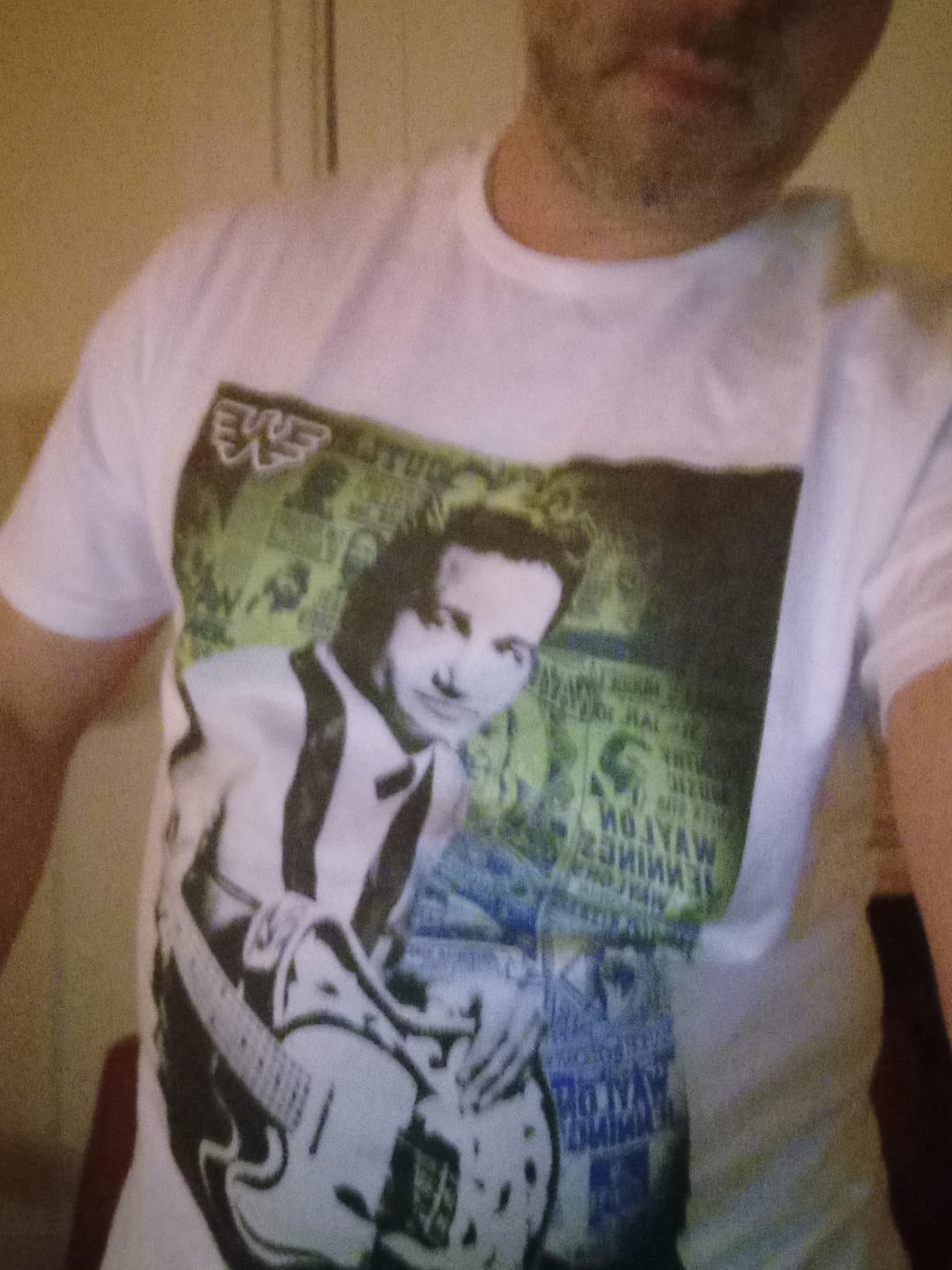 Customer photo review of Waylon Jennings Fan Club Subscription Tee Shirt Box
