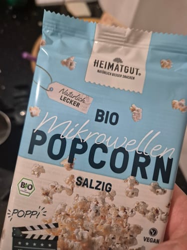 Customer photo review of Bio Mikrowellen Popcorn Salzig