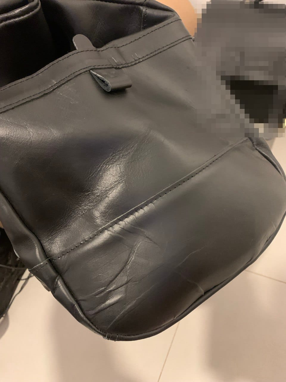 Customer photo review of outlaw duffel bag