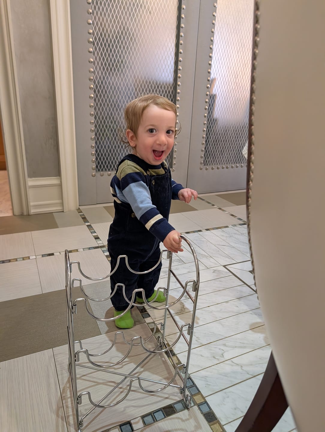 Customer photo review of Baby Non-Slip Grip Socks | Full Grip Sole 6-Pack (6–12 Months)