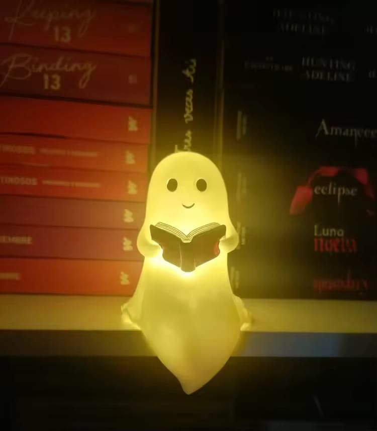 Customer photo review of Niedliche Geist Leselampe – 3D LED Nachtlicht & Deko