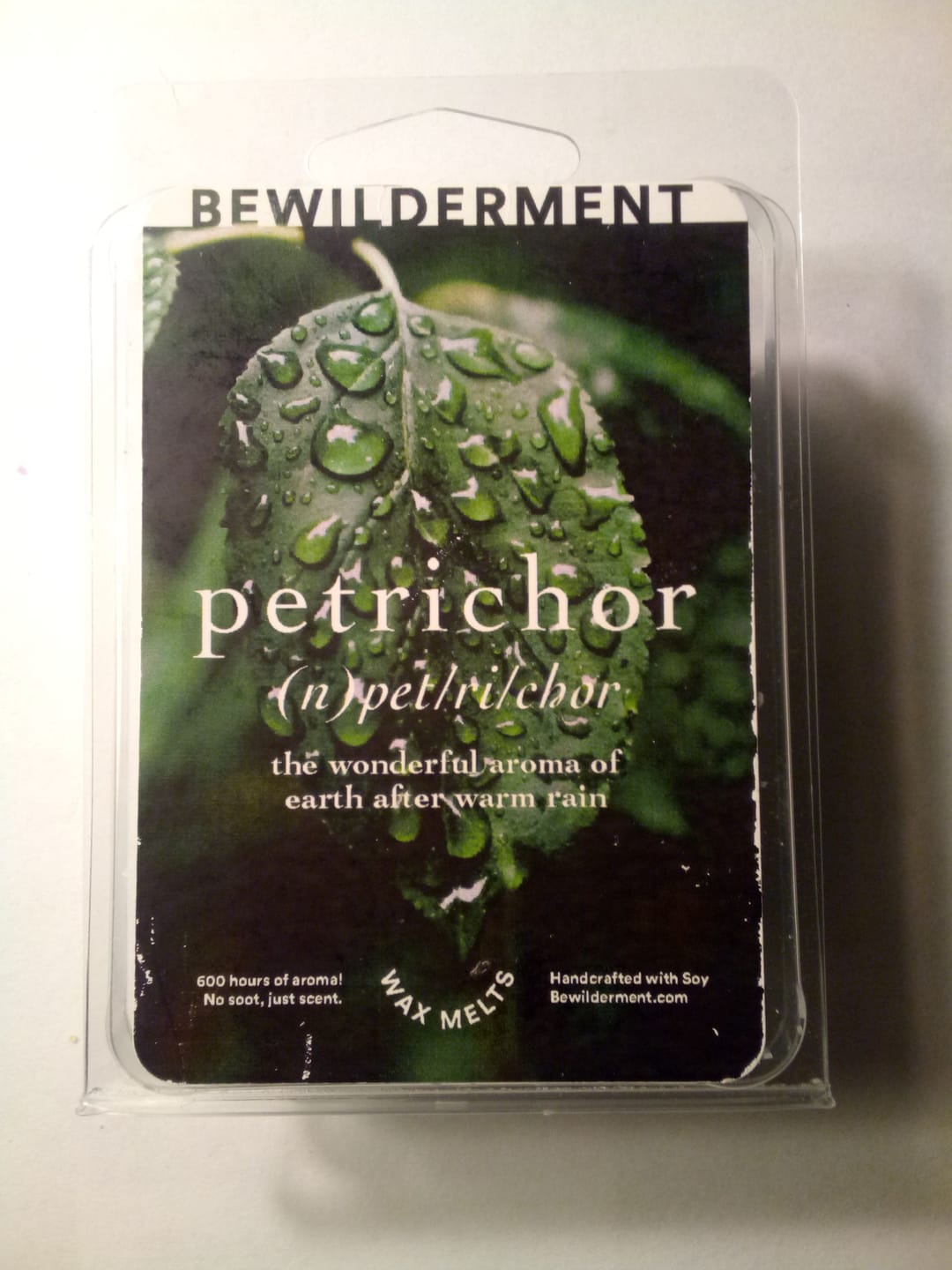 Customer photo review of Petrichor Wax Melts