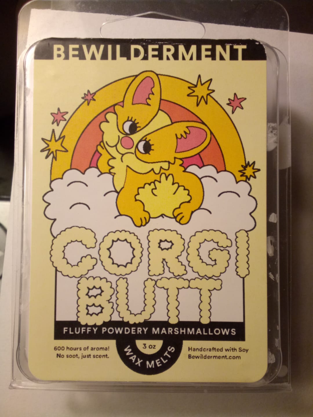 Customer photo review of Corgi Butt Wax Melts