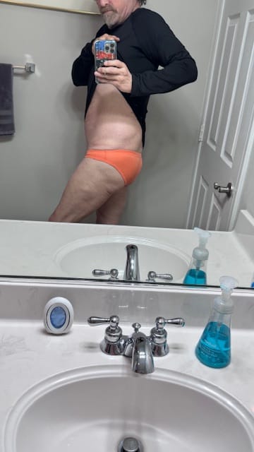 Customer photo review of 3 Pack Men's Sexy Threaded U-Shaped Briefs