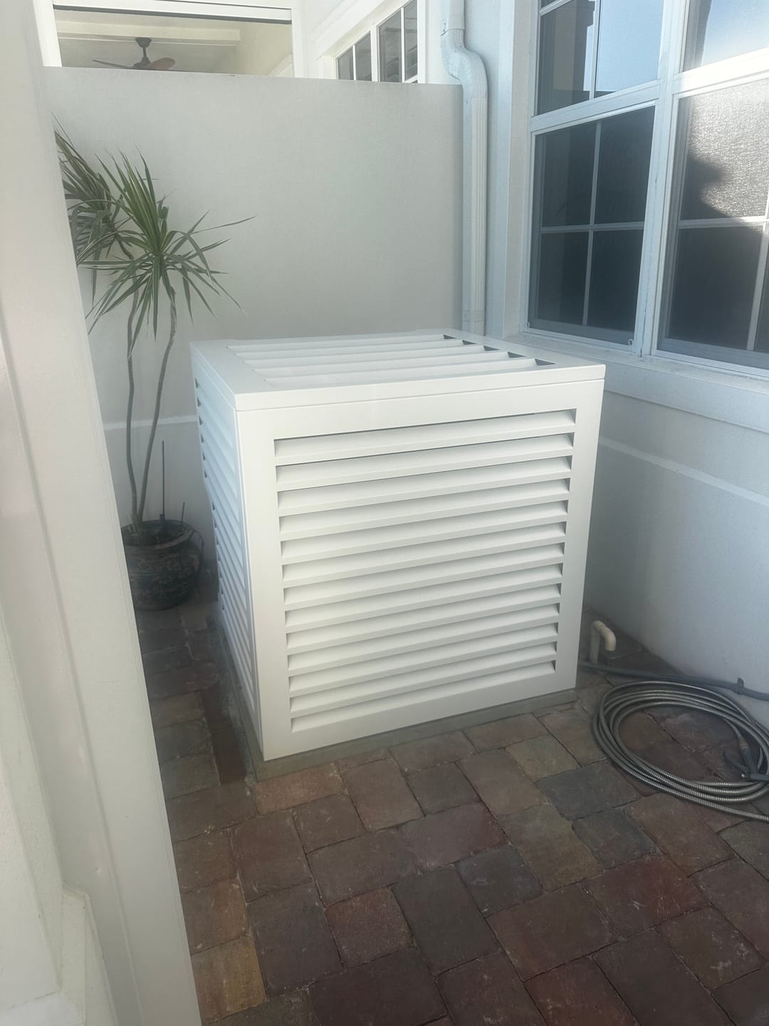 Customer photo review of Central AC Cover - Black