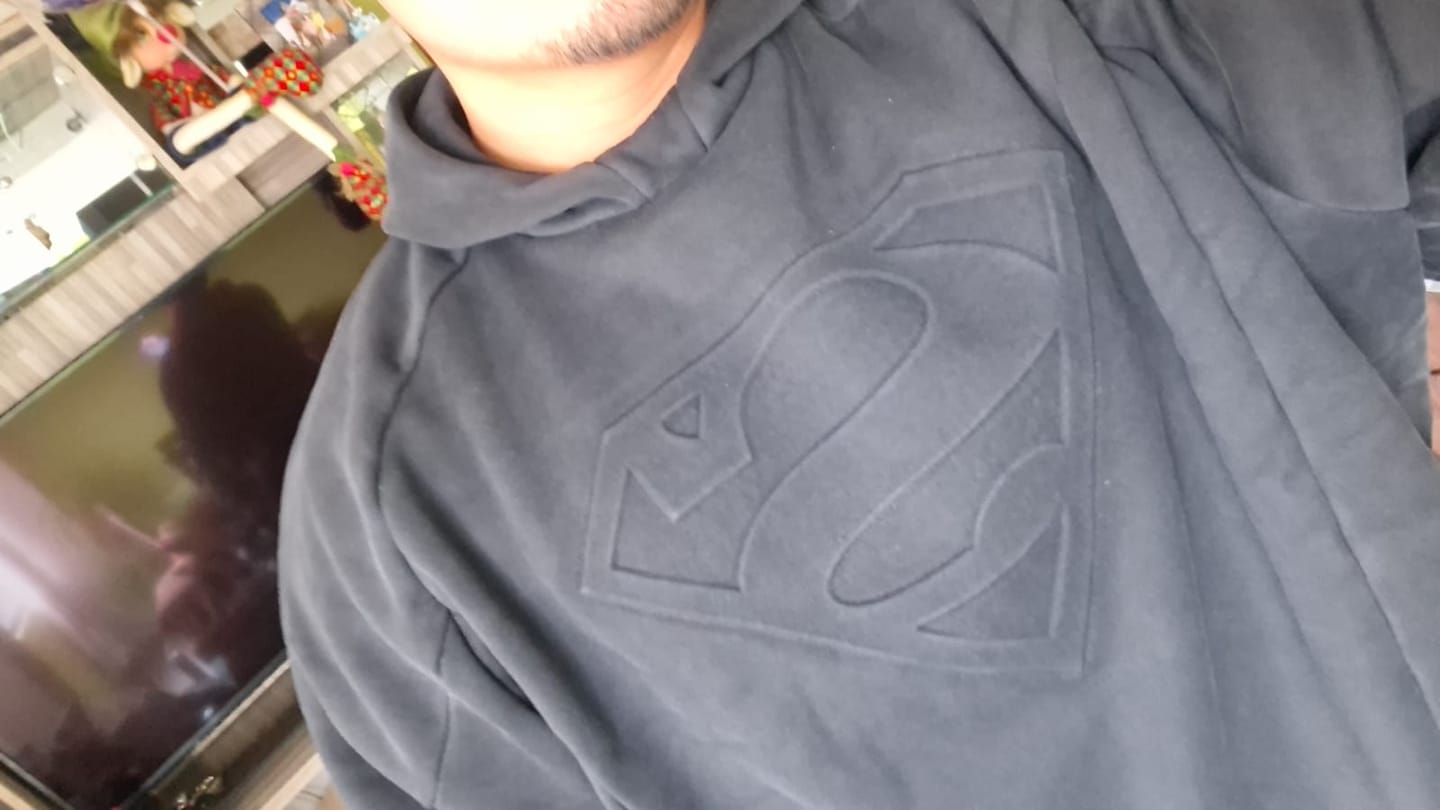 Customer photo review of 5094 - Superman Shield Hoodies