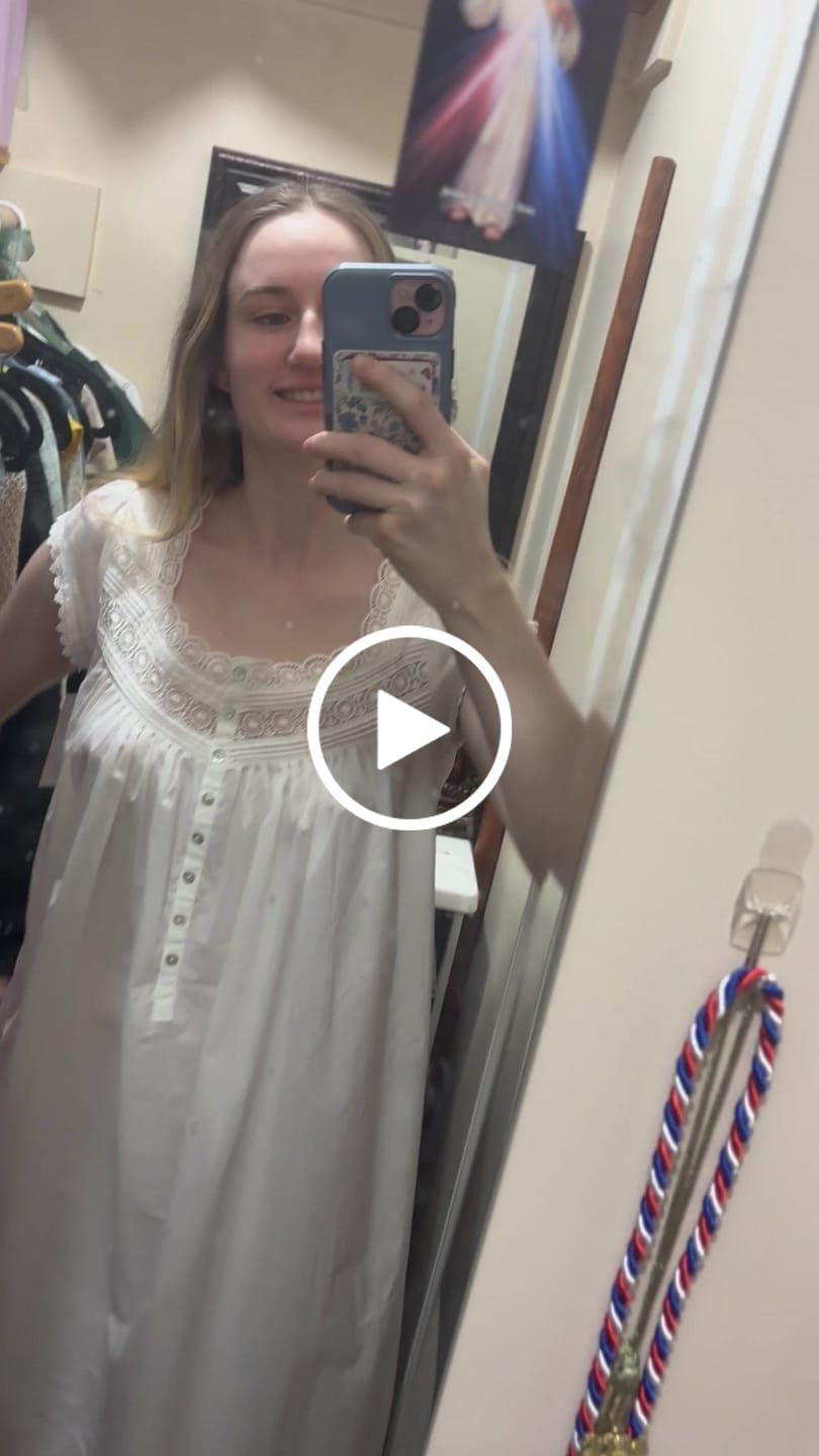 Customer video review of Heirloom Dream Cap Sleeve Gown