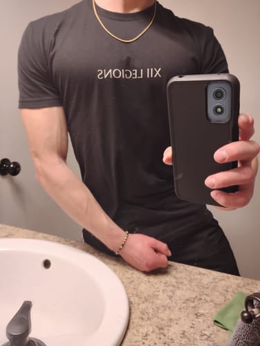 Customer photo review of PSALM 3:7 T-shirt