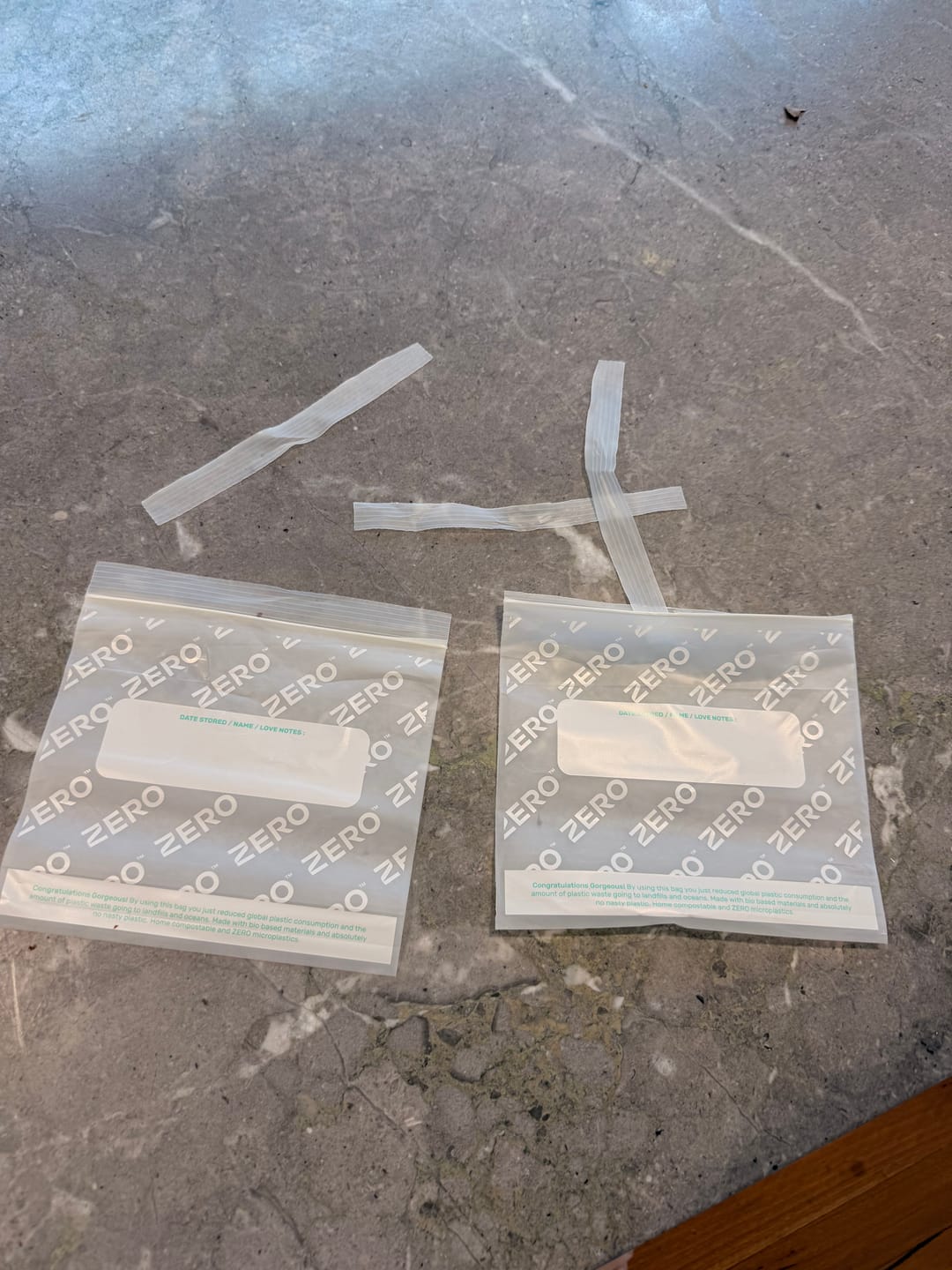 Customer photo review of Resealable Food Storage Bags