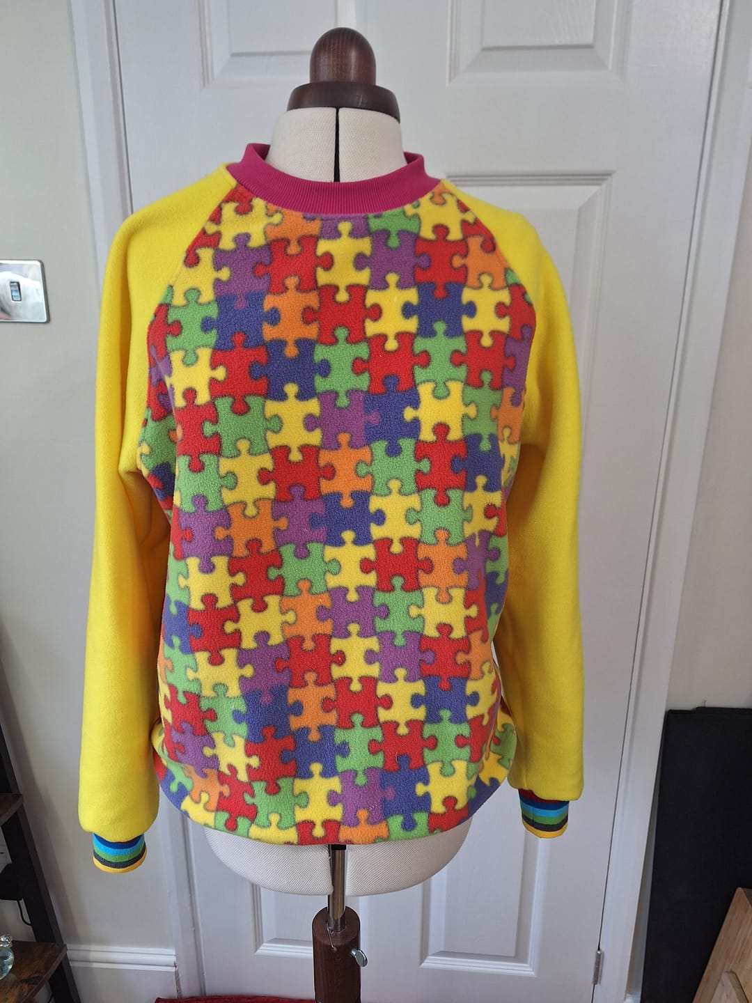 Customer photo review of Jigsaw Anti Pill Polar Fleece Fabric