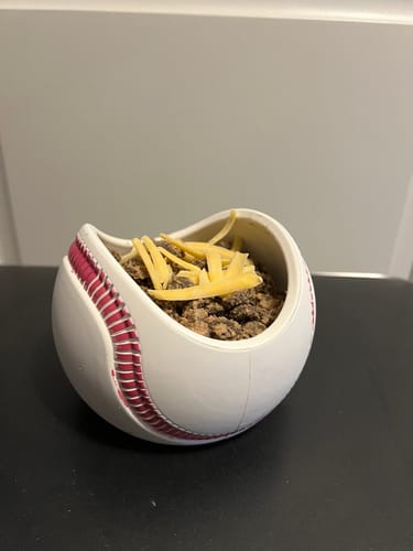 Customer photo review of Freezbaseball-  Durable Frozen Baseball Chew Toy for Dogs