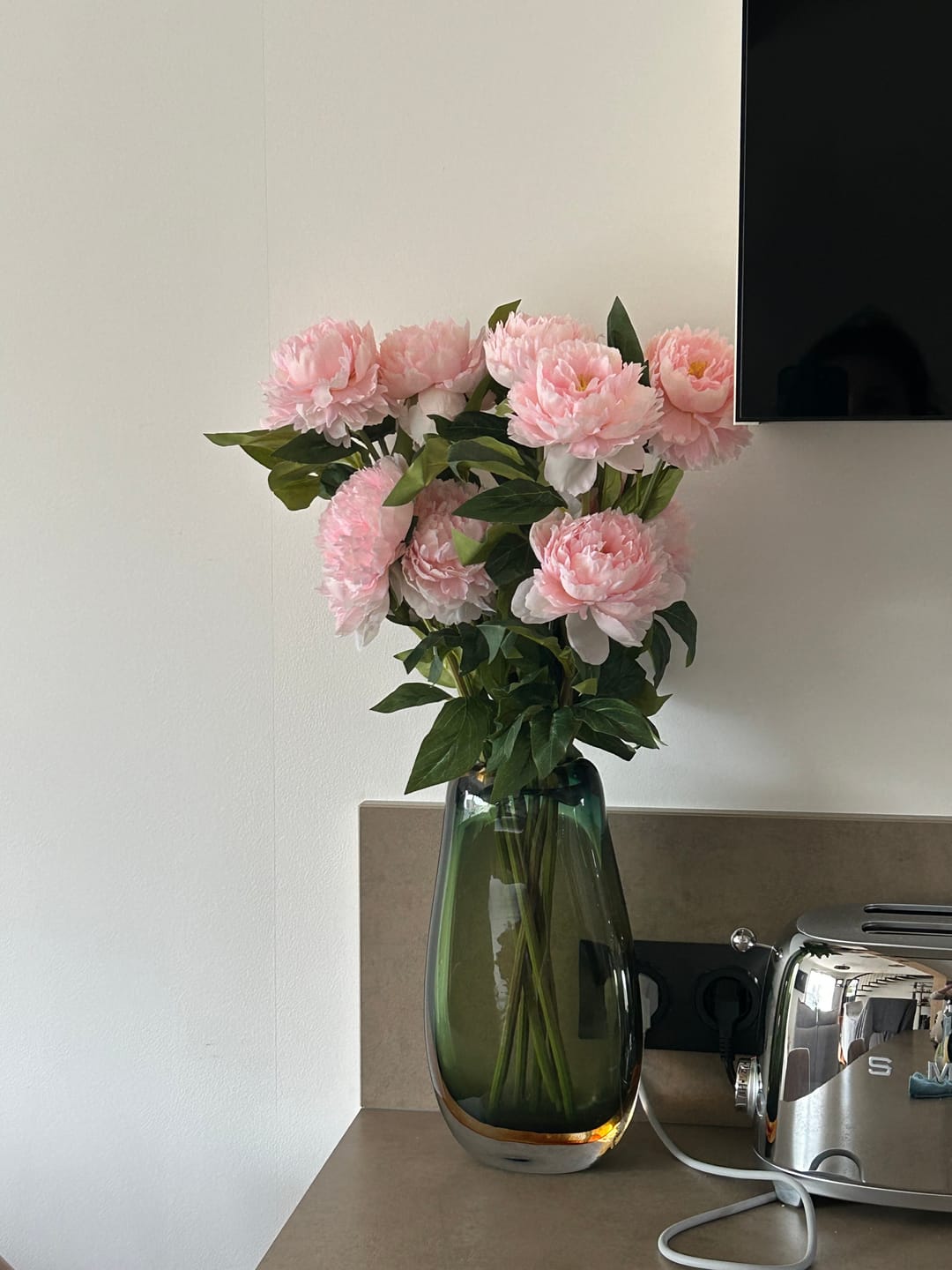 Customer photo review of Pivoines - Rose (6 tiges / 18 têtes de fleurs)
