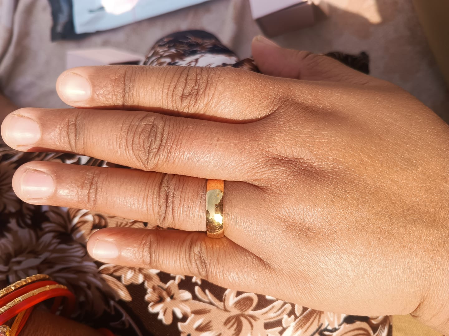 Customer photo review of Bold Gleam Classic Dome Ring